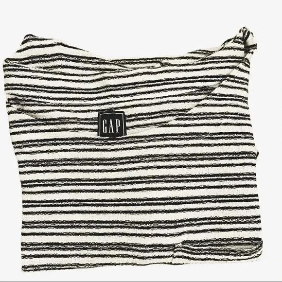 GAP Black and White Striped Blouse - Picture 4 of 6